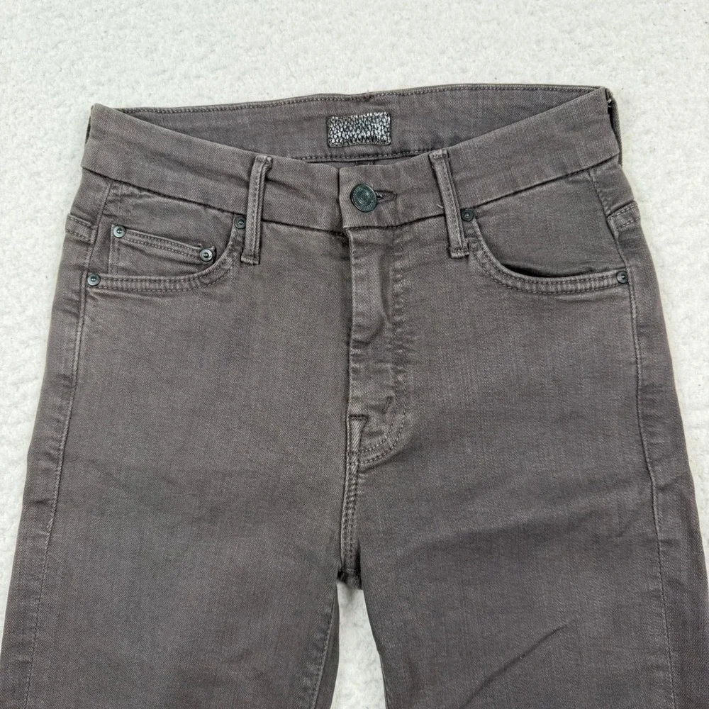 Mother High Waisted Looker Jeans Women 25 Brown Skinny Denim Just For‎ Kicks